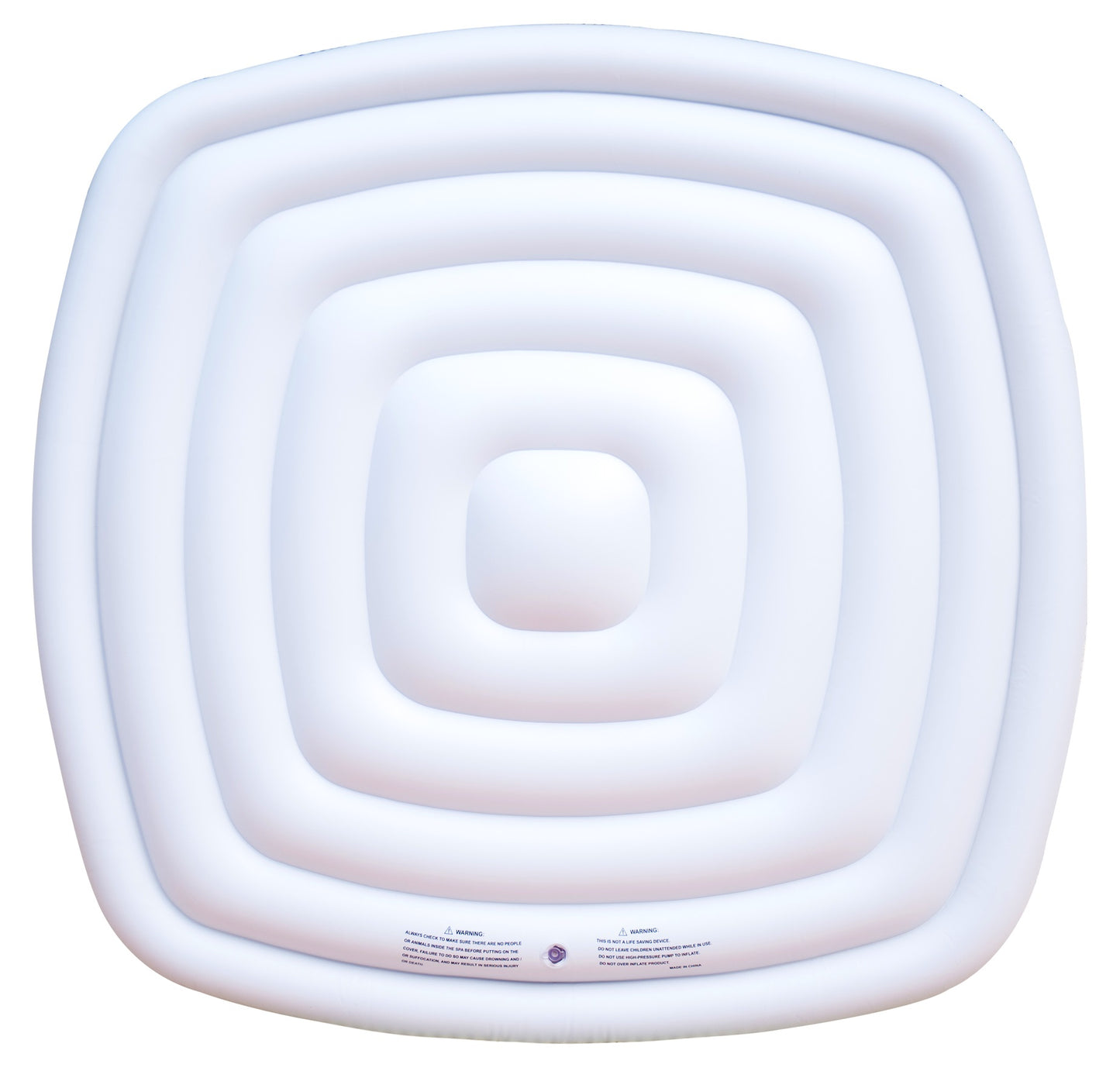 Inflatable bladder for 4-person square spa