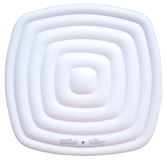 Inflatable bladder for 4-person square spa